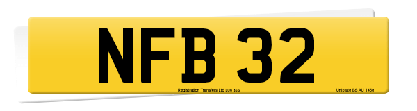 Registration number NFB 32